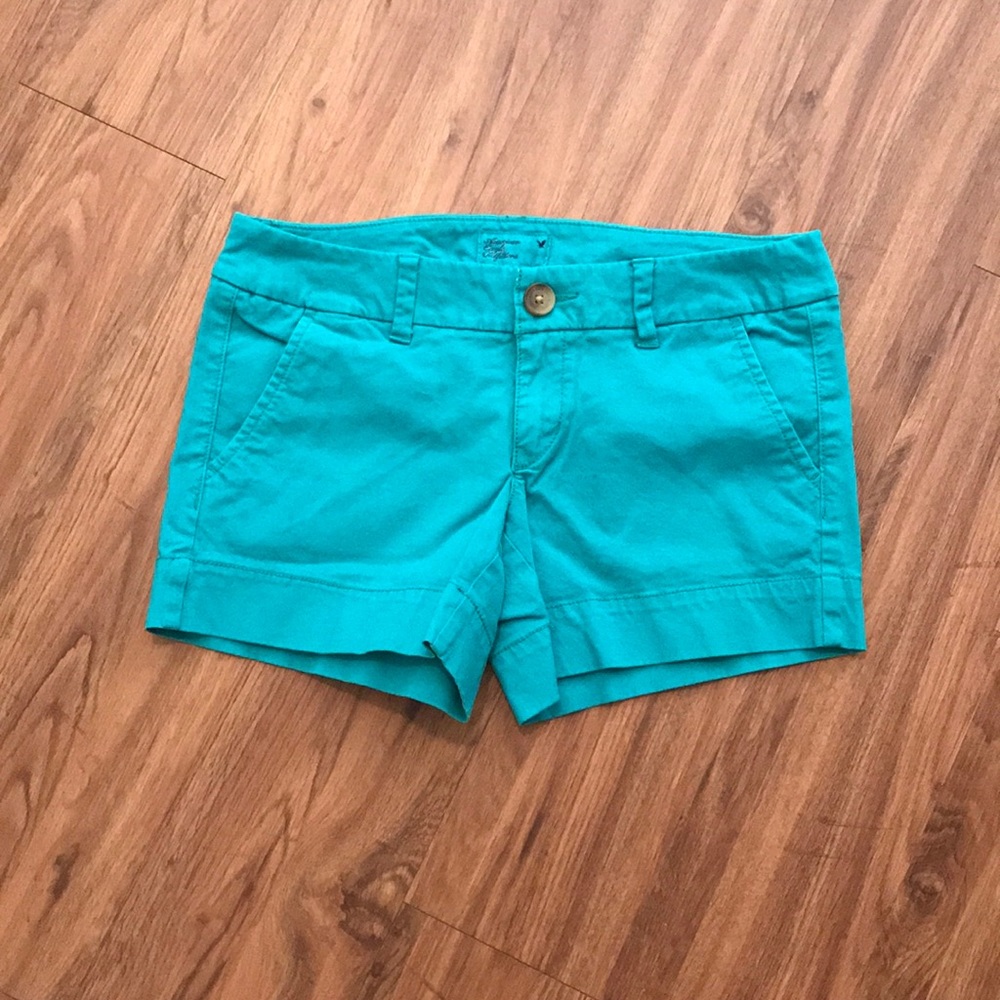 American Eagle Teal Shorts Women’s 2